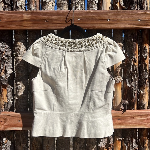 Anthropologie Idra Cap Sleeve Jacket - Picture 2 of 9